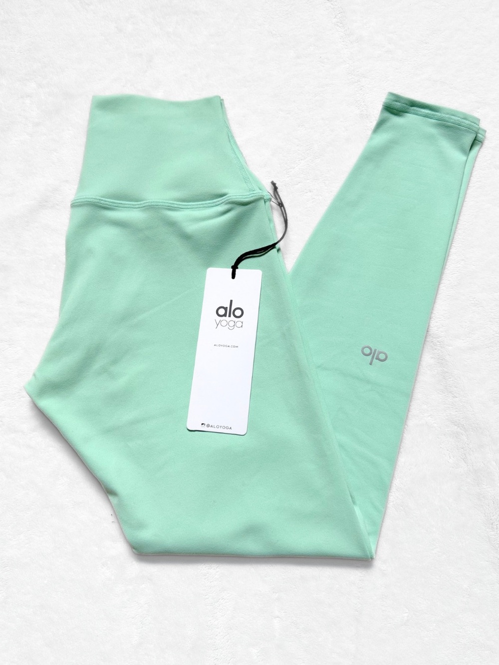 NWT ALO Yoga 7/8 High-Waist Airbrush Legging – Honeydew – XS